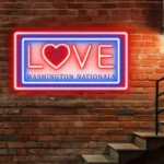 Washington Nationals Neon Sign Love Sign 1