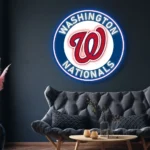 Washington Nationals Neon Sign Mlb 1