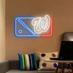 Washington Nationals Neon Sign Mlb Logo 1