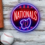 Washington Nationals Neon Sign Retro Acrylic 1