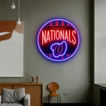 Washington Nationals Neon Sign Retro Acrylic 1