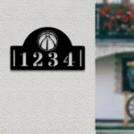 Washington Wizards Metal Sign Nba Metal House Number Sign 1