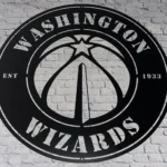 Washington Wizards Metal Sign Wizards Star Ring 1