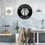 Washington Wizards Metal Sign Wizards Star Ring 1