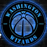 Washington Wizards Metal Sign Wizards Star Ring 1