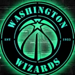Washington Wizards Metal Sign Wizards Star Ring 1