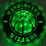 Washington Wizards Metal Sign Wizards Star Ring 1