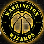 Washington Wizards Metal Sign Wizards Star Ring 1