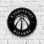 Washington Wizards Metal Sign Wizards Star Ring 1