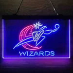 Washington Wizards Neon Sign Artistic 3 Color 1