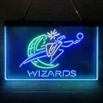 Washington Wizards Neon Sign Artistic 3 Color 1