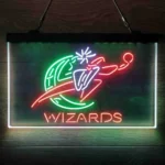Washington Wizards Neon Sign Artistic 3 Color 1