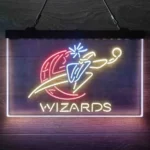 Washington Wizards Neon Sign Artistic 3 Color 1