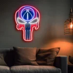 Washington Wizards Neon Sign The Punisher 1