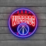 Washington Wizards Neon Sign Vintage Acrylic 1