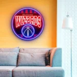 Washington Wizards Neon Sign Vintage Acrylic 1
