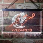 Washington Wizards Neon Sign Wizard Spell Cast 1