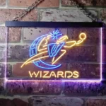 Washington Wizards Neon Sign Wizard Spell Cast 1