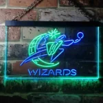 Washington Wizards Neon Sign Wizard Spell Cast 1