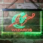 Washington Wizards Neon Sign Wizard Spell Cast 1