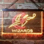 Washington Wizards Neon Sign Wizard Spell Cast 1