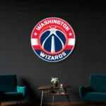 Washington Wizards Neon Sign Wizards Hoop Star 1