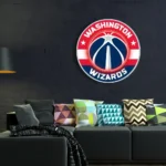 Washington Wizards Neon Sign Wizards Hoop Star 1