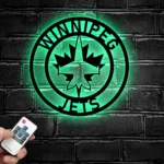 Winnipeg Jets Metal Sign Nhl 1