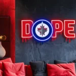 Winnipeg Jets Neon Sign Dripping Dope 1