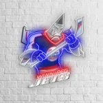 Winnipeg Jets Neon Sign Mascot Acrylic 1