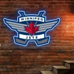 Winnipeg Jets Neon Sign Winnipeg Jet Logo 1