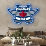 Winnipeg Jets Neon Sign Winnipeg Jet Logo 1
