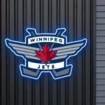 Winnipeg Jets Neon Sign Winnipeg Jet Logo 1