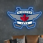Winnipeg Jets Neon Sign Winnipeg Jet Logo 1
