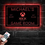Xbox Metal Sign Custom My Game Room 1