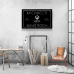 Xbox Metal Sign Custom My Game Room 1