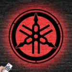 Yamaha Metal Sign Logo Car 1