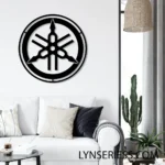 Yamaha Metal Sign Logo Car 1