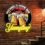 Yuengling Neon Sign Custom Beer Mugs Cheers 1