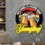 Yuengling Neon Sign Custom Beer Mugs Cheers 1