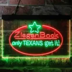 Ziegenbock Neon Sign Artistic Amber Only Texans Get It 1