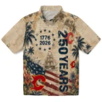 calgary-flames-hawaiian-shirt-personalized-america-250-collage-cream-best-selling.webp