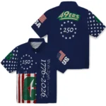 charlotte-49ers-hawaiian-shirt-custom-america-250-stars-blue-best-selling.webp