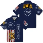 kennesaw-state-owls-hawaiian-shirt-customized-america-250-stars-blue-best-selling.webp