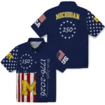 michigan-wolverines-hawaiian-shirt-custom-america-250-stars-blue-best-selling.webp