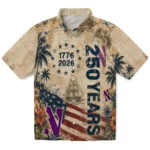 northwestern-wildcats-hawaiian-shirt-custom-america-250-collage-cream-best-selling.webp