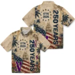 northwestern-wildcats-hawaiian-shirt-custom-america-250-collage-cream-best-selling.webp
