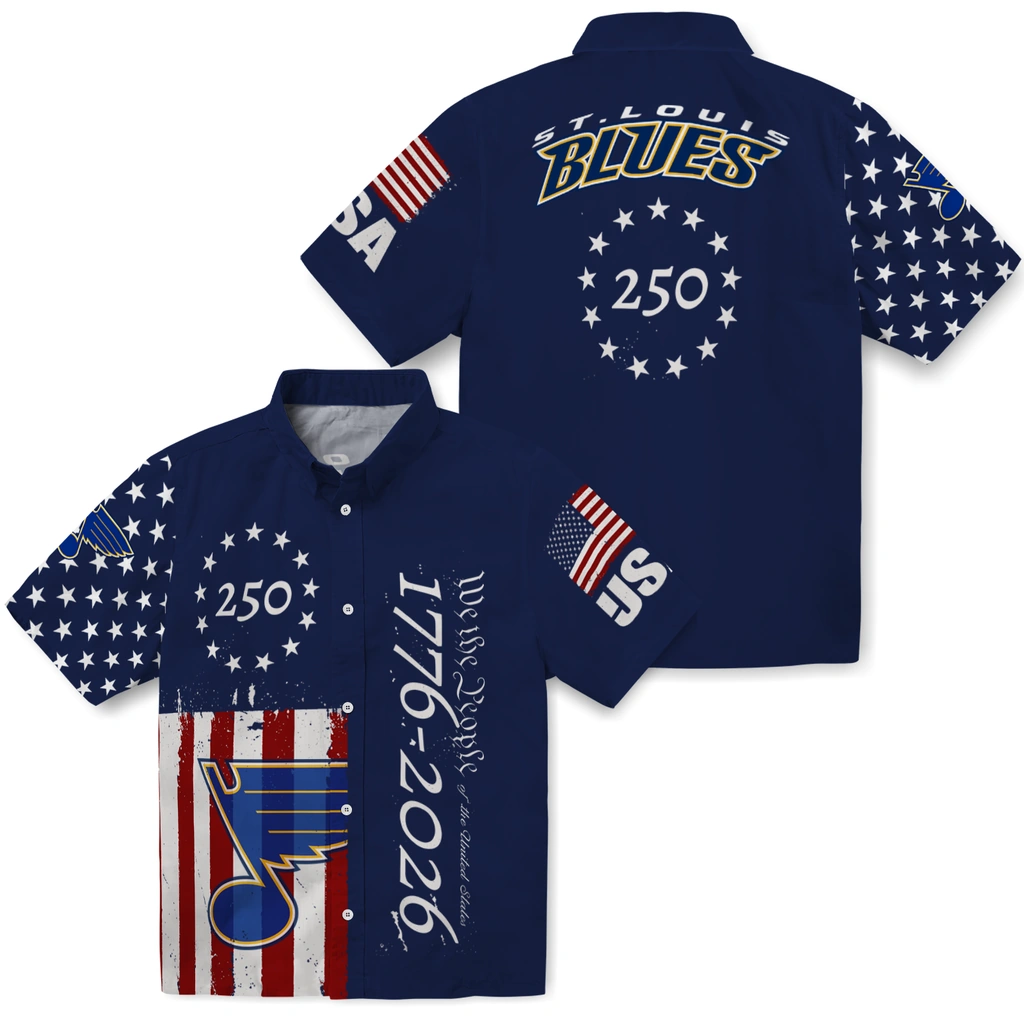 st-louis-blues-hawaiian-shirt-custom-america-250-stars-blue-high-quality.webp