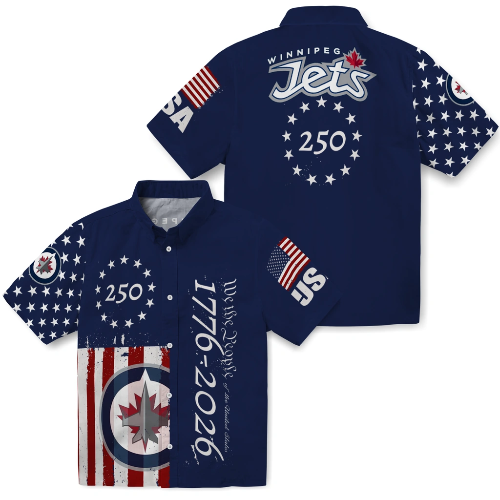 winnipeg-jets-hawaiian-shirt-custom-america-250-stars-blue-high-quality.webp